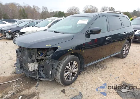 2018 Nissan Pathfinder S из США, поврежденный, VIN 5N1DR2MN7JC674456